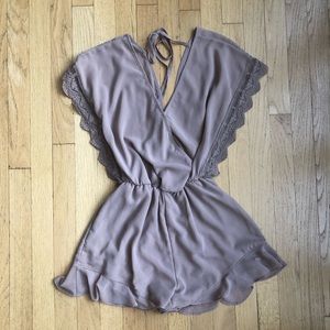 Taupe Romper
